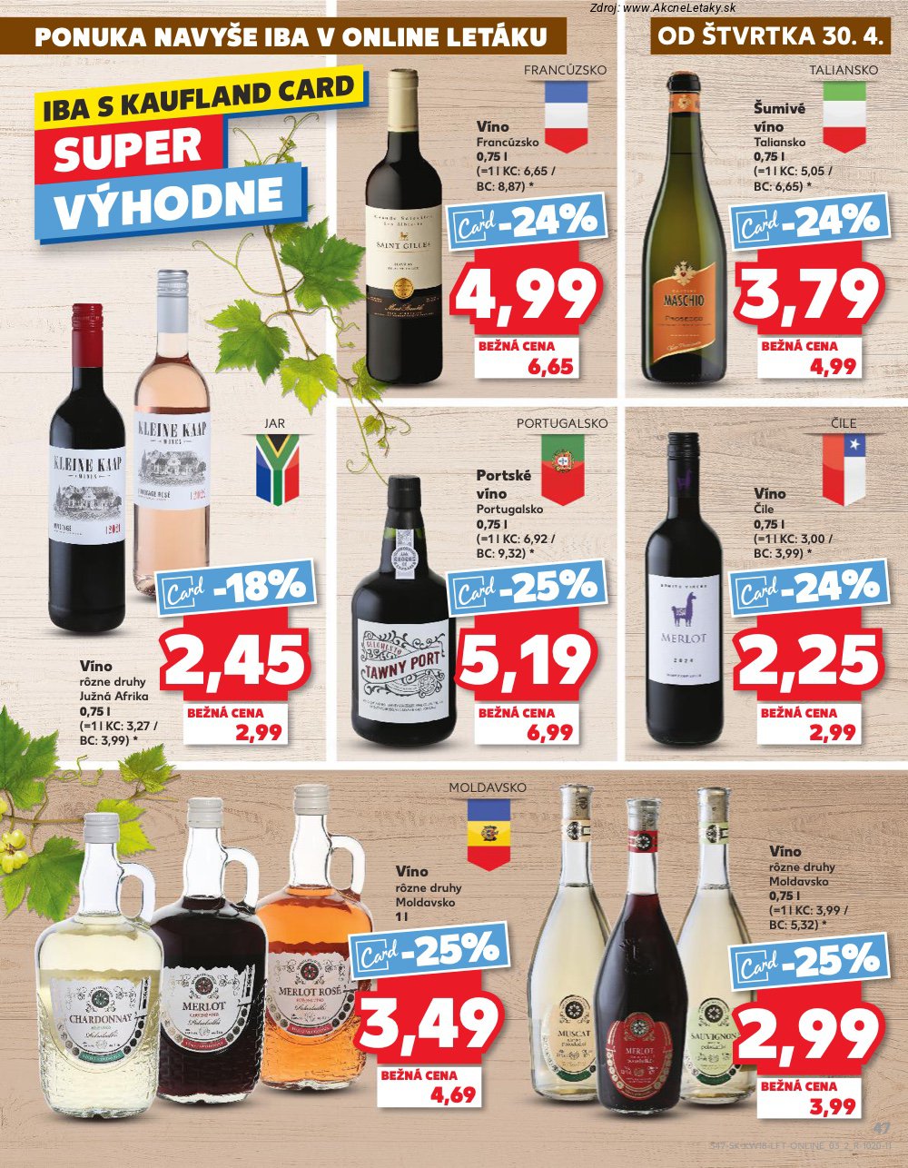 Leták Kaufland (30. 4. - 6. 5. 2026) - strana 47 z 72