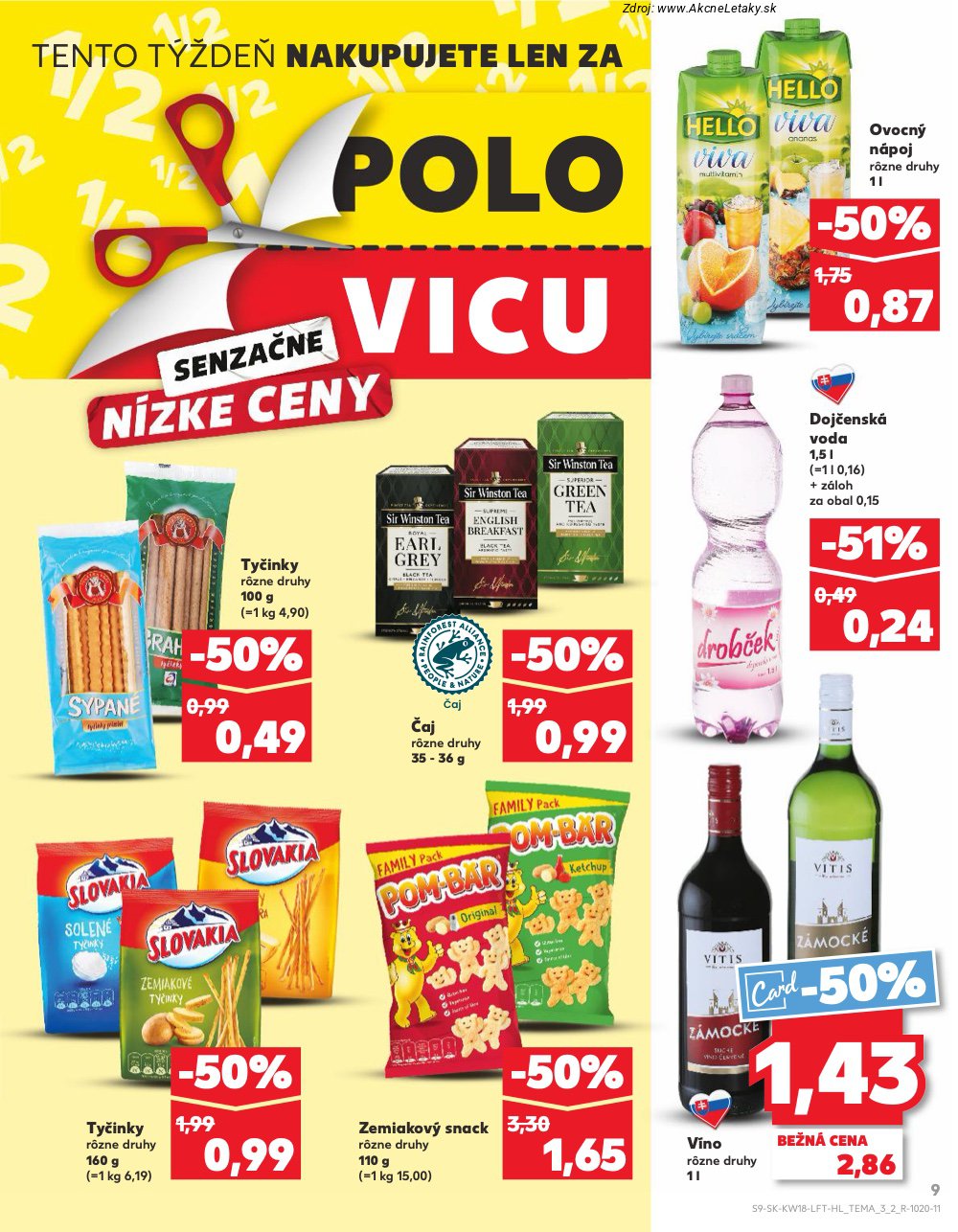 Leták Kaufland (30. 4. - 6. 5. 2026) - strana 9 z 72