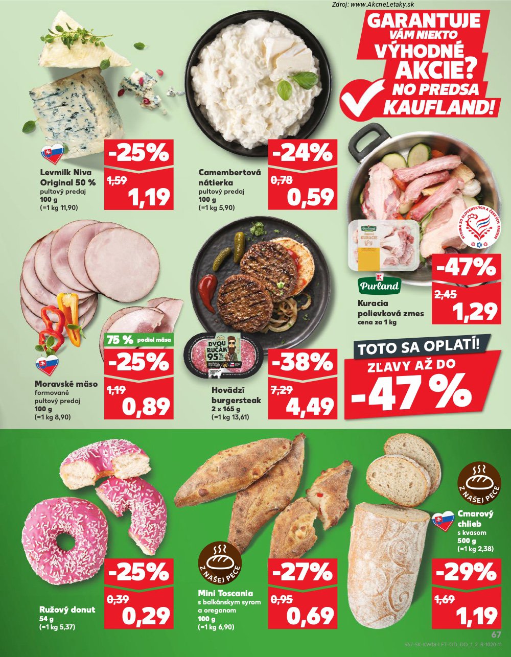 Leták Kaufland (30. 4. - 6. 5. 2026) - strana 67 z 72
