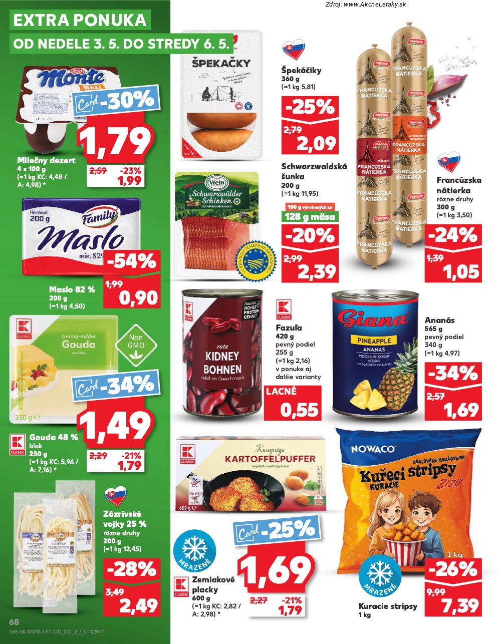 Leták Kaufland (30. 4. - 6. 5. 2026) - strana 68 z 72