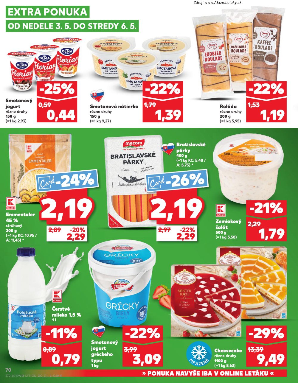 Leták Kaufland (30. 4. - 6. 5. 2026) - strana 70 z 72