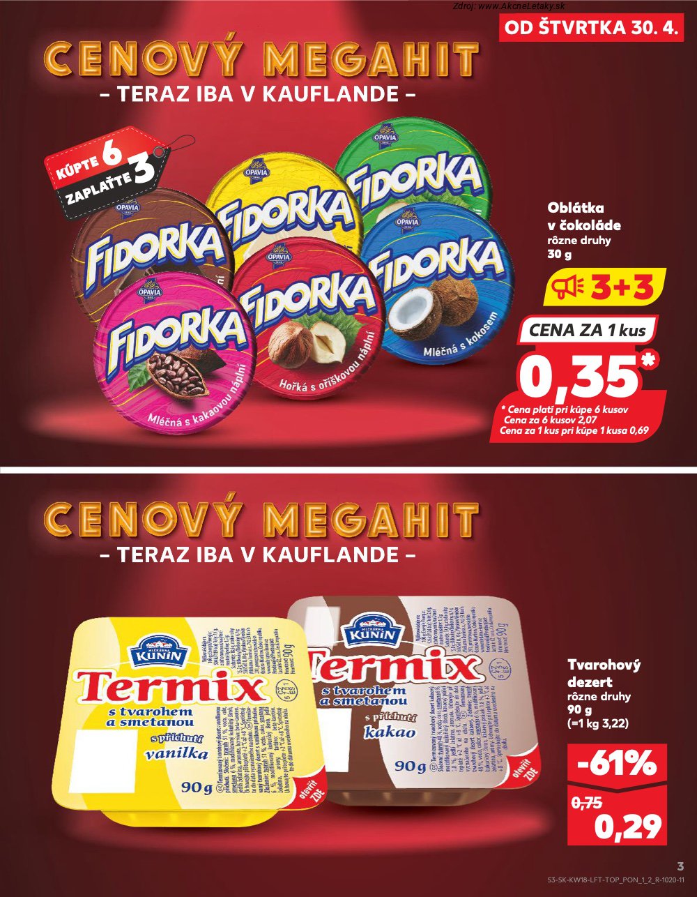Leták Kaufland (30. 4. - 6. 5. 2026) - strana 3 z 72
