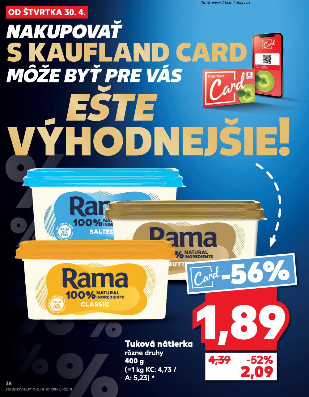 Leták Kaufland (30. 4. - 6. 5. 2026) - strana 38 z 72
