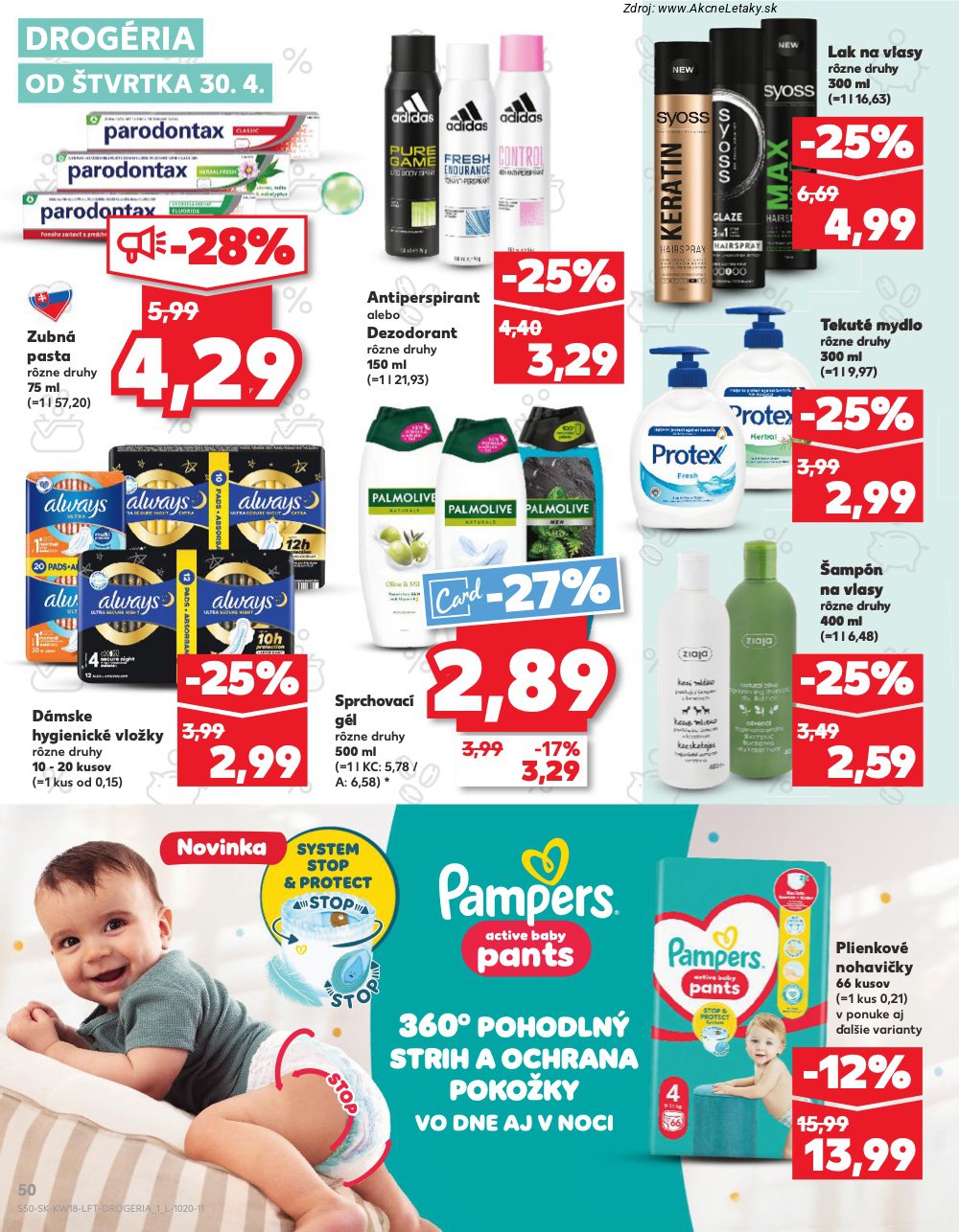 Leták Kaufland (30. 4. - 6. 5. 2026) - strana 50 z 72