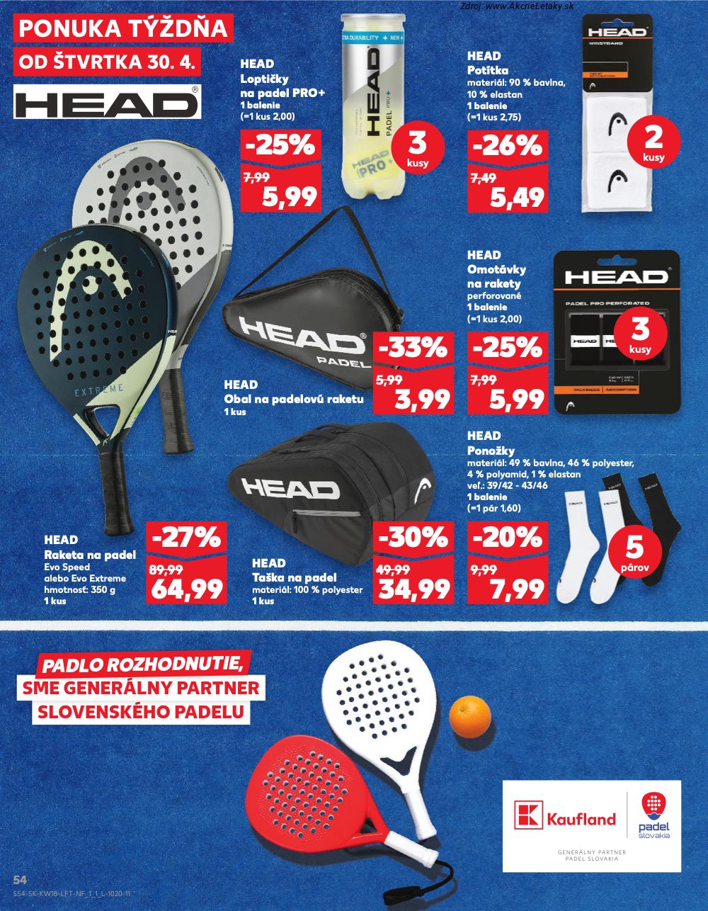 Leták Kaufland (30. 4. - 6. 5. 2026) - strana 54 z 72