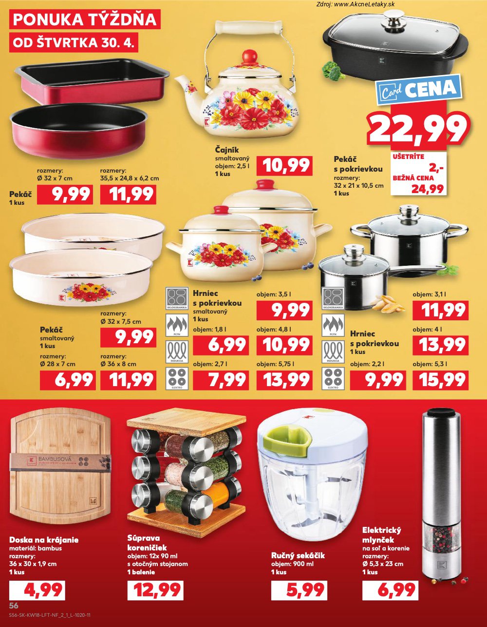 Leták Kaufland (30. 4. - 6. 5. 2026) - strana 56 z 72