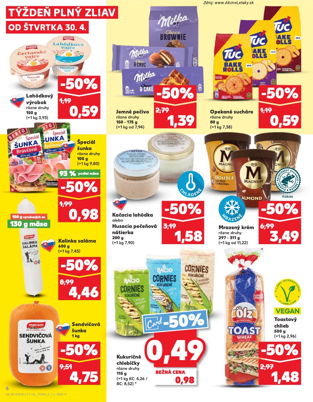 Leták Kaufland (30. 4. - 6. 5. 2026) - strana 6 z 72