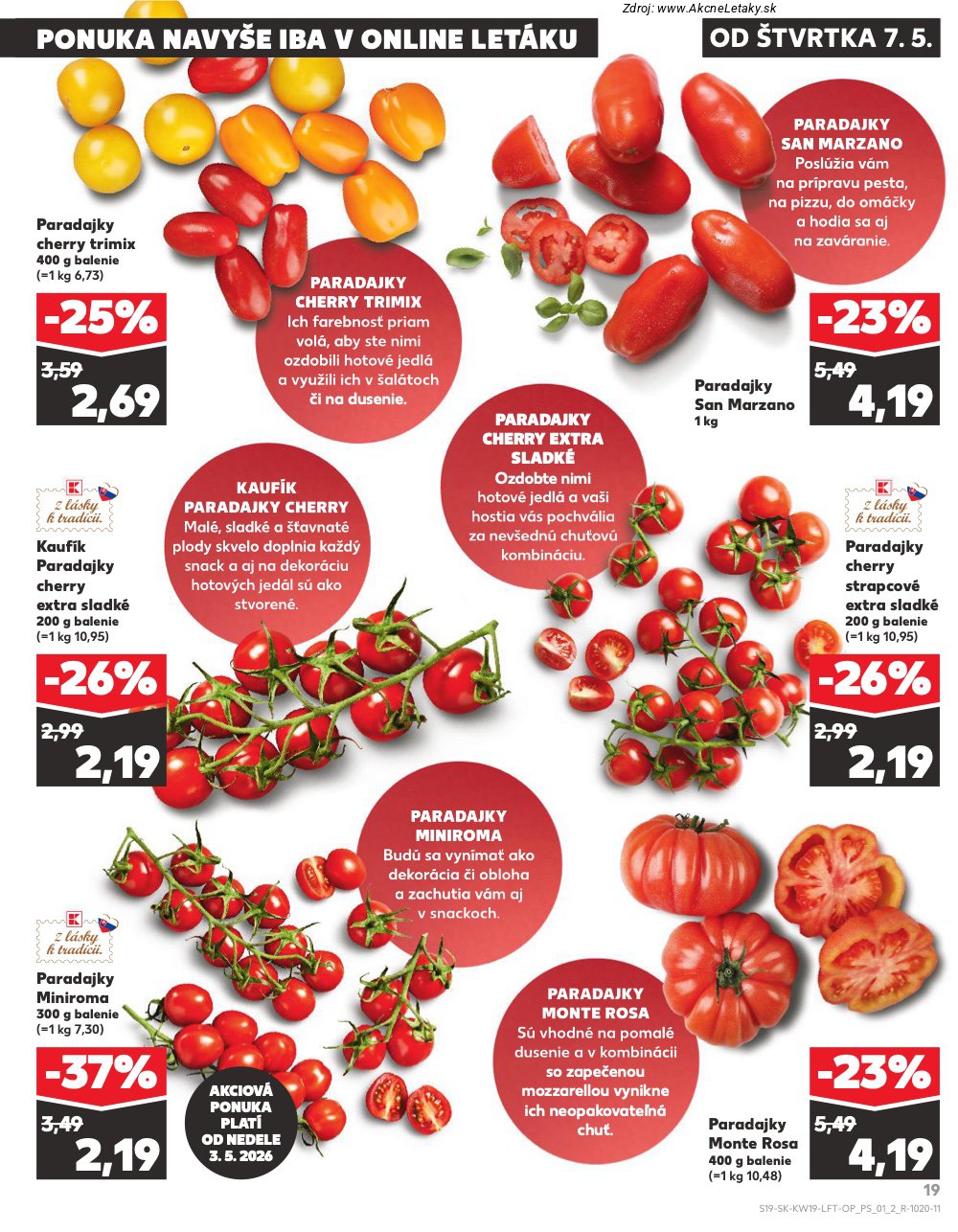 Leták Kaufland (7. 5. - 13. 5. 2026) - strana 19 z 76