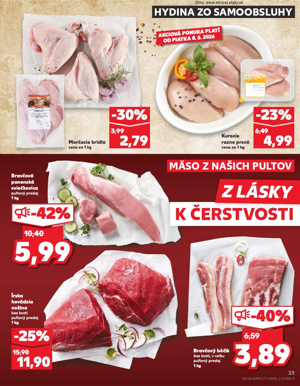 Leták Kaufland (7. 5. - 13. 5. 2026) - strana 23 z 76