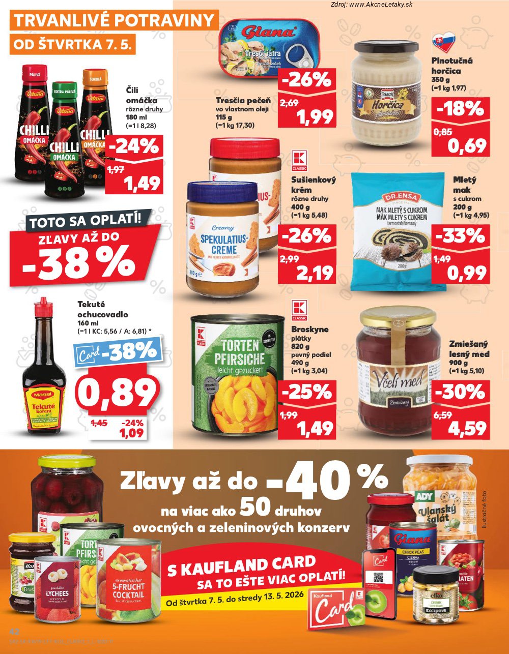 Leták Kaufland (7. 5. - 13. 5. 2026) - strana 42 z 76