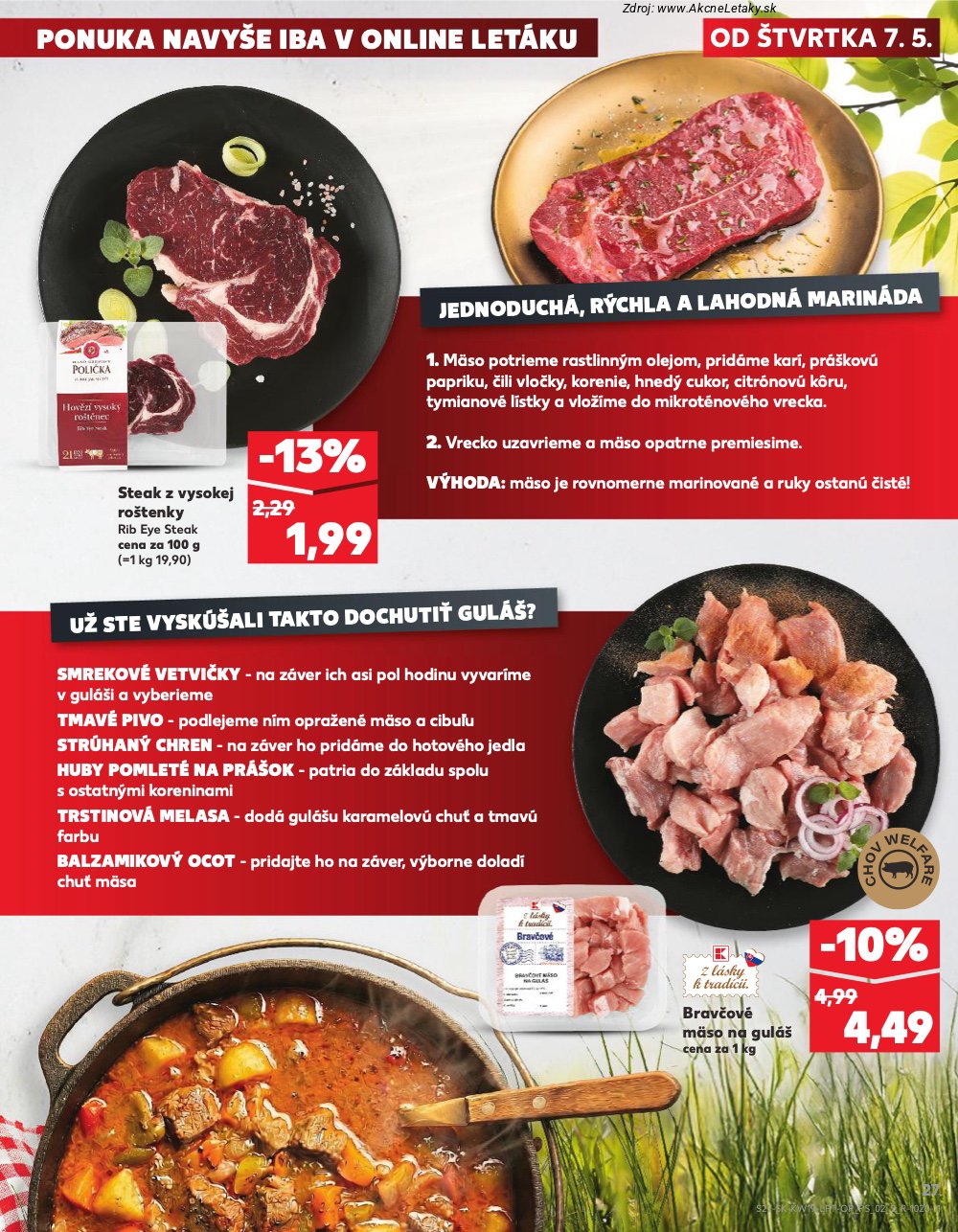 Leták Kaufland (7. 5. - 13. 5. 2026) - strana 27 z 76