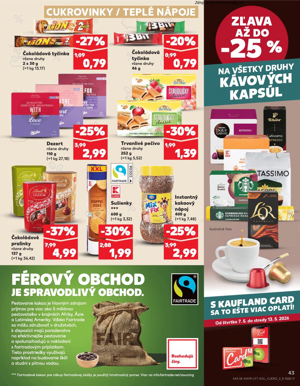 Leták Kaufland (7. 5. - 13. 5. 2026) - strana 43 z 76