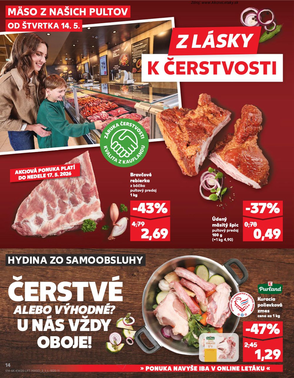Leták Kaufland (14. 5. - 20. 5. 2026) - strana 14 z 76
