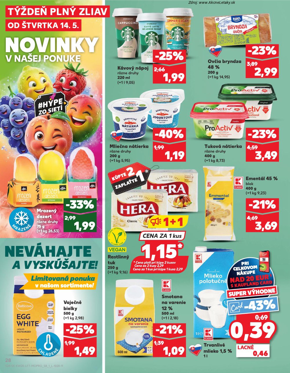 Leták Kaufland (14. 5. - 20. 5. 2026) - strana 28 z 76