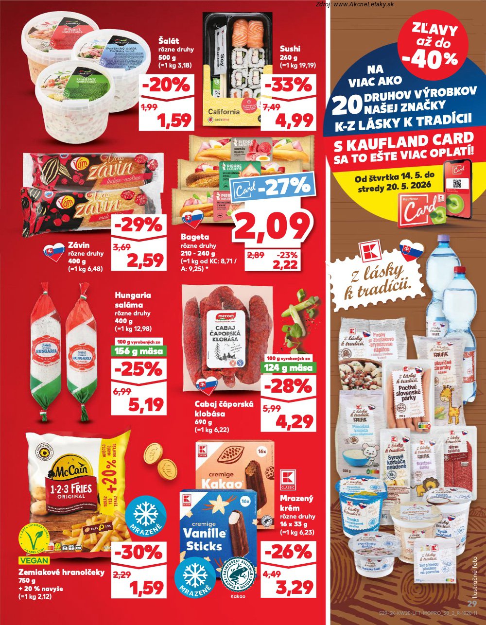 Leták Kaufland (14. 5. - 20. 5. 2026) - strana 29 z 76
