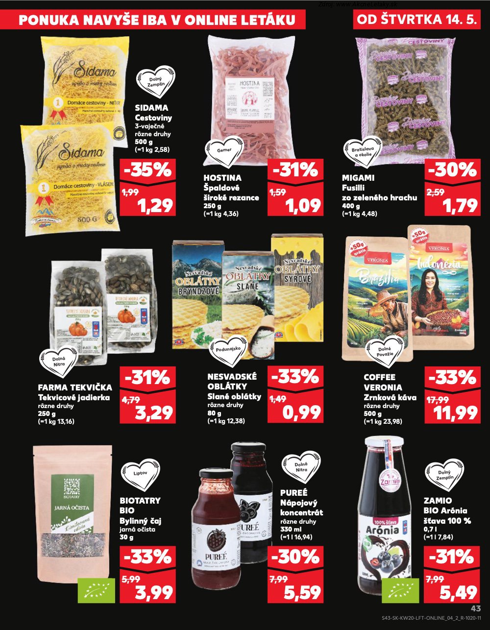 Leták Kaufland (14. 5. - 20. 5. 2026) - strana 43 z 76