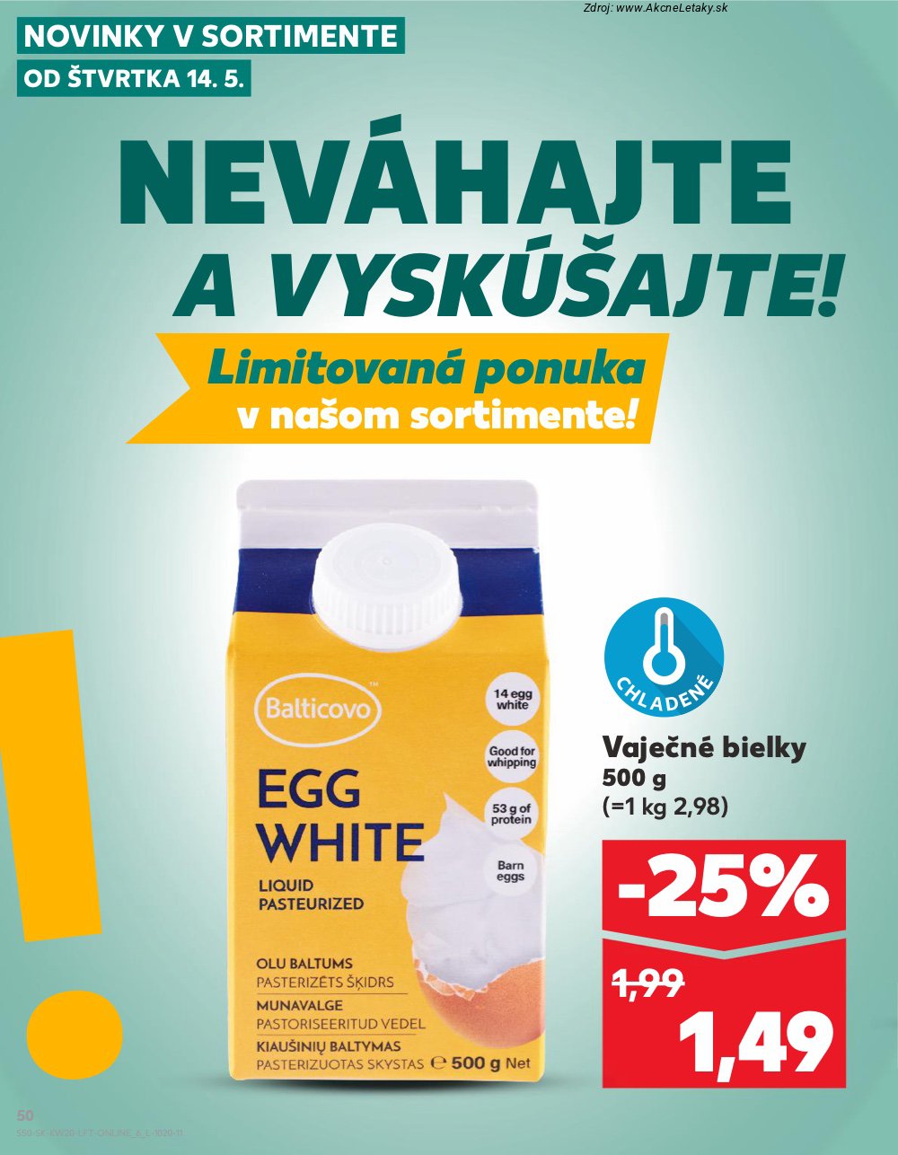 Leták Kaufland (14. 5. - 20. 5. 2026) - strana 50 z 76