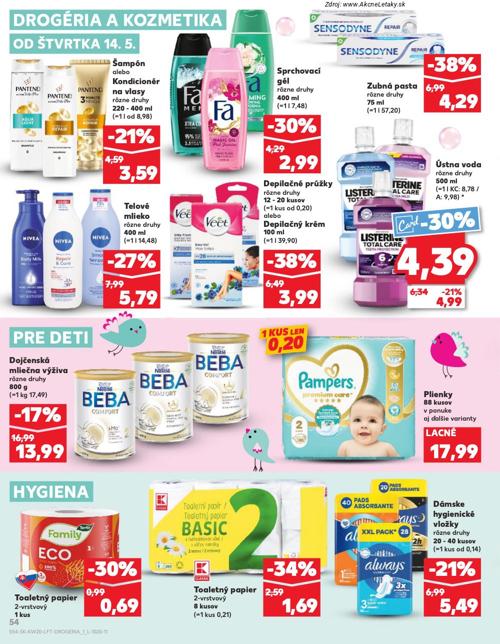 Leták Kaufland (14. 5. - 20. 5. 2026) - strana 54 z 76