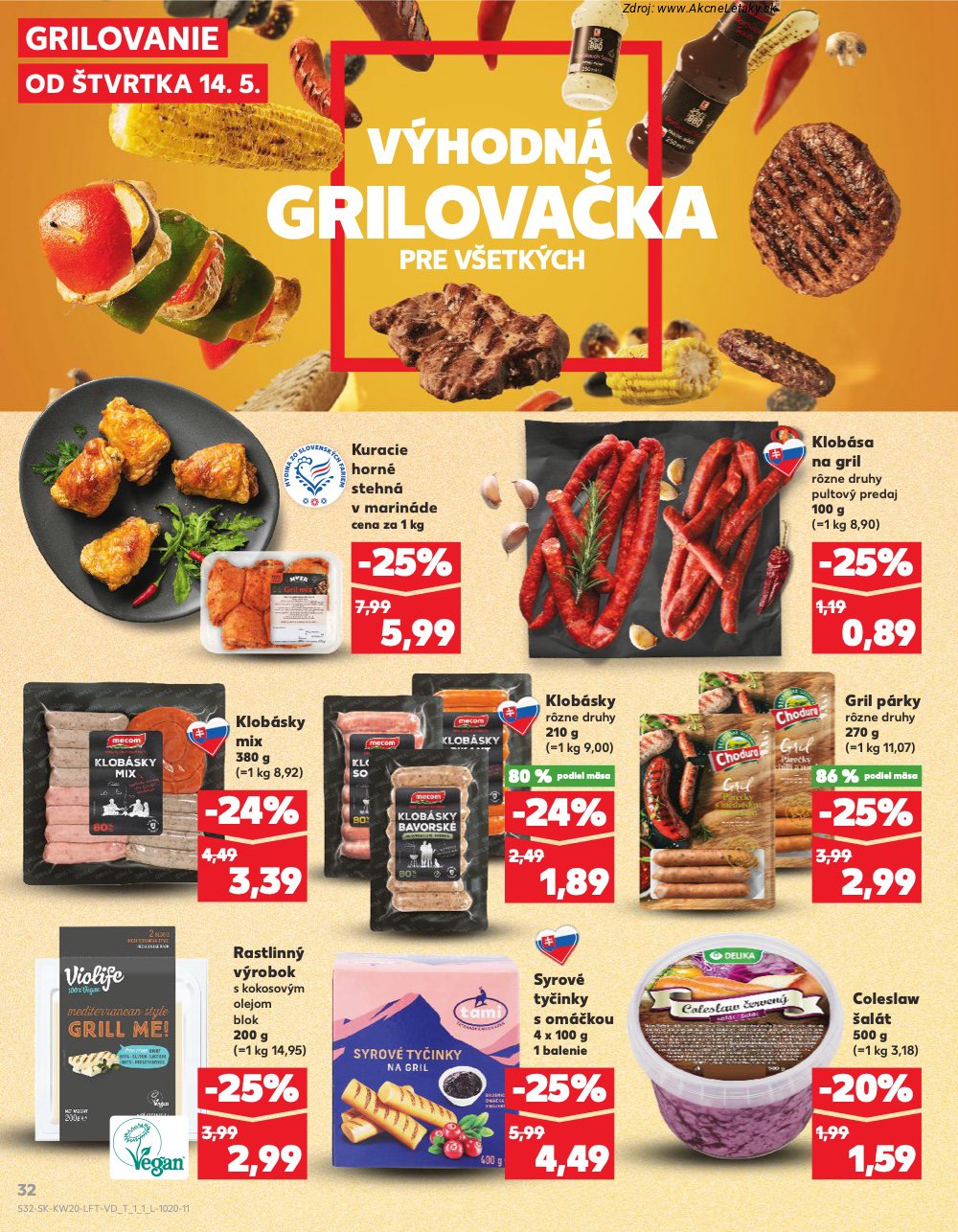 Leták Kaufland (14. 5. - 20. 5. 2026) - strana 32 z 76