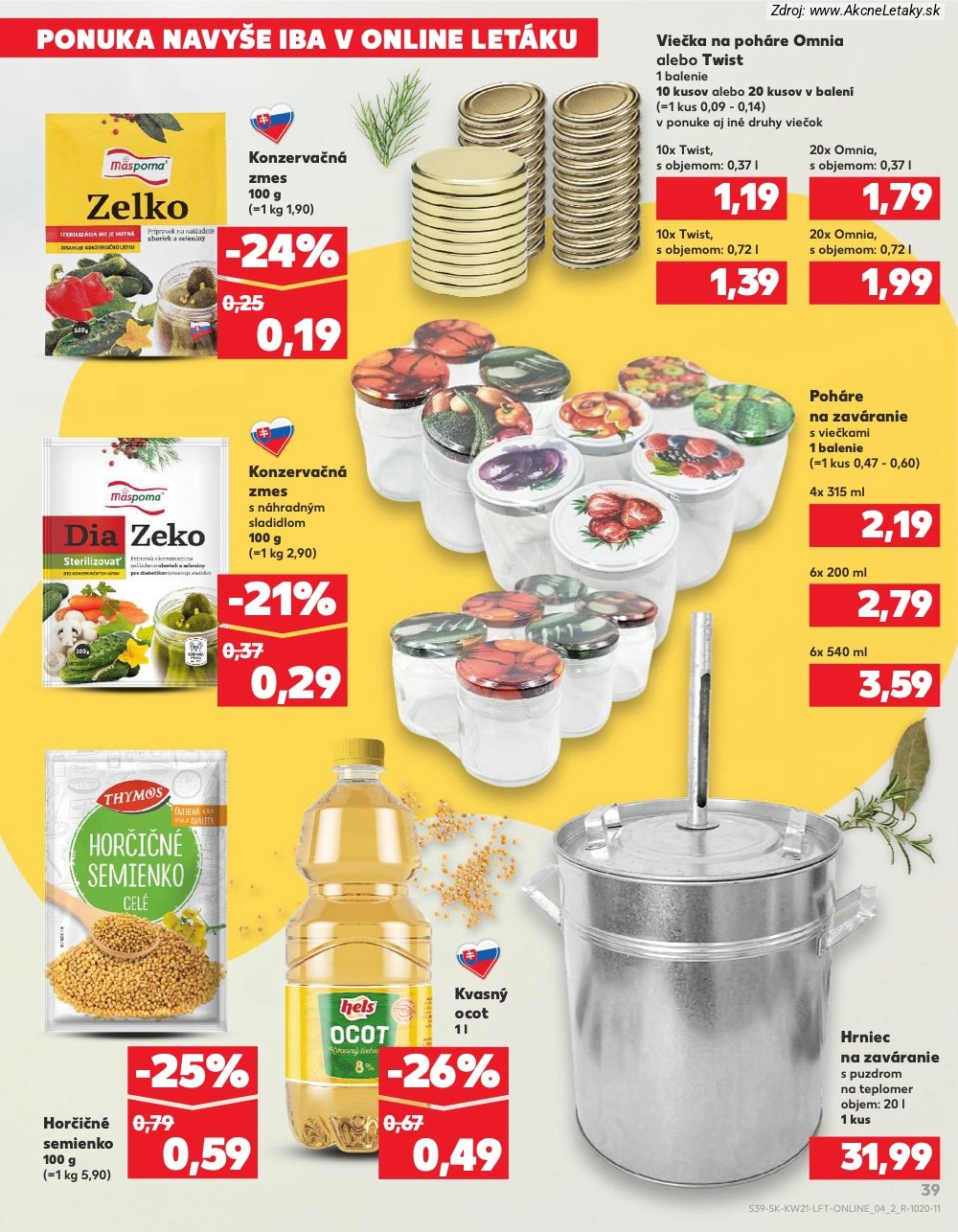 Leták Kaufland (21. 5. - 27. 5. 2026) - strana 39 z 74