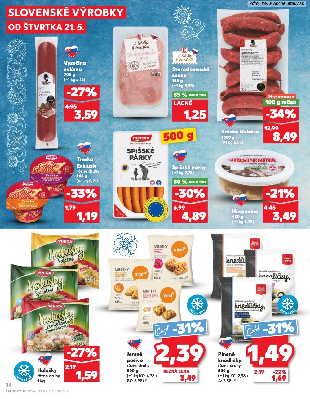 Leták Kaufland (21. 5. - 27. 5. 2026) - strana 24 z 74