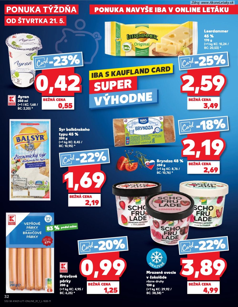 Leták Kaufland (21. 5. - 27. 5. 2026) - strana 32 z 74