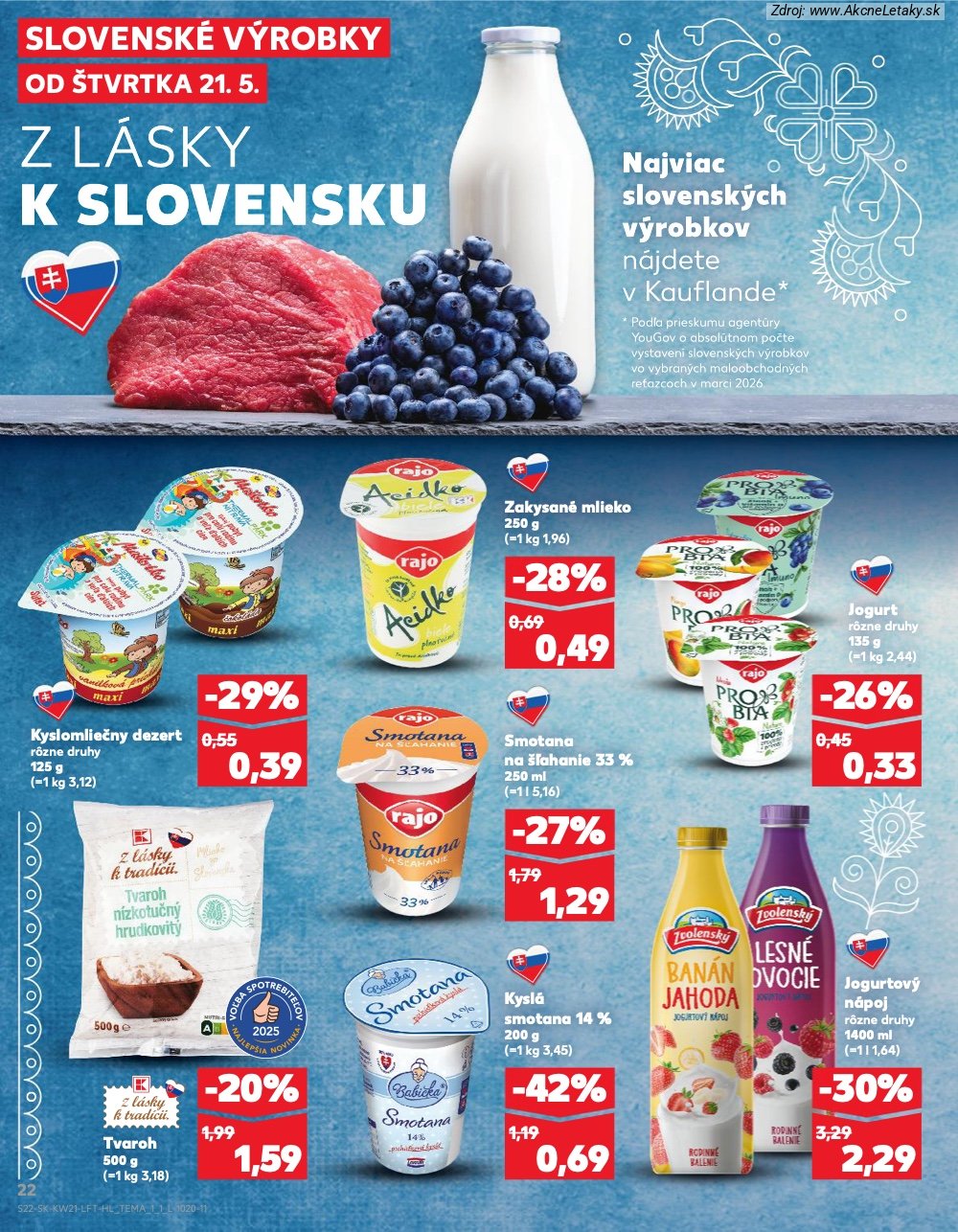 Leták Kaufland (21. 5. - 27. 5. 2026) - strana 22 z 74
