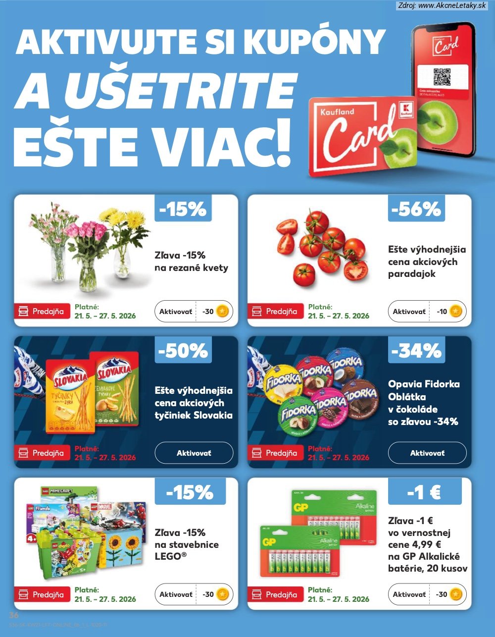 Leták Kaufland (21. 5. - 27. 5. 2026) - strana 36 z 74