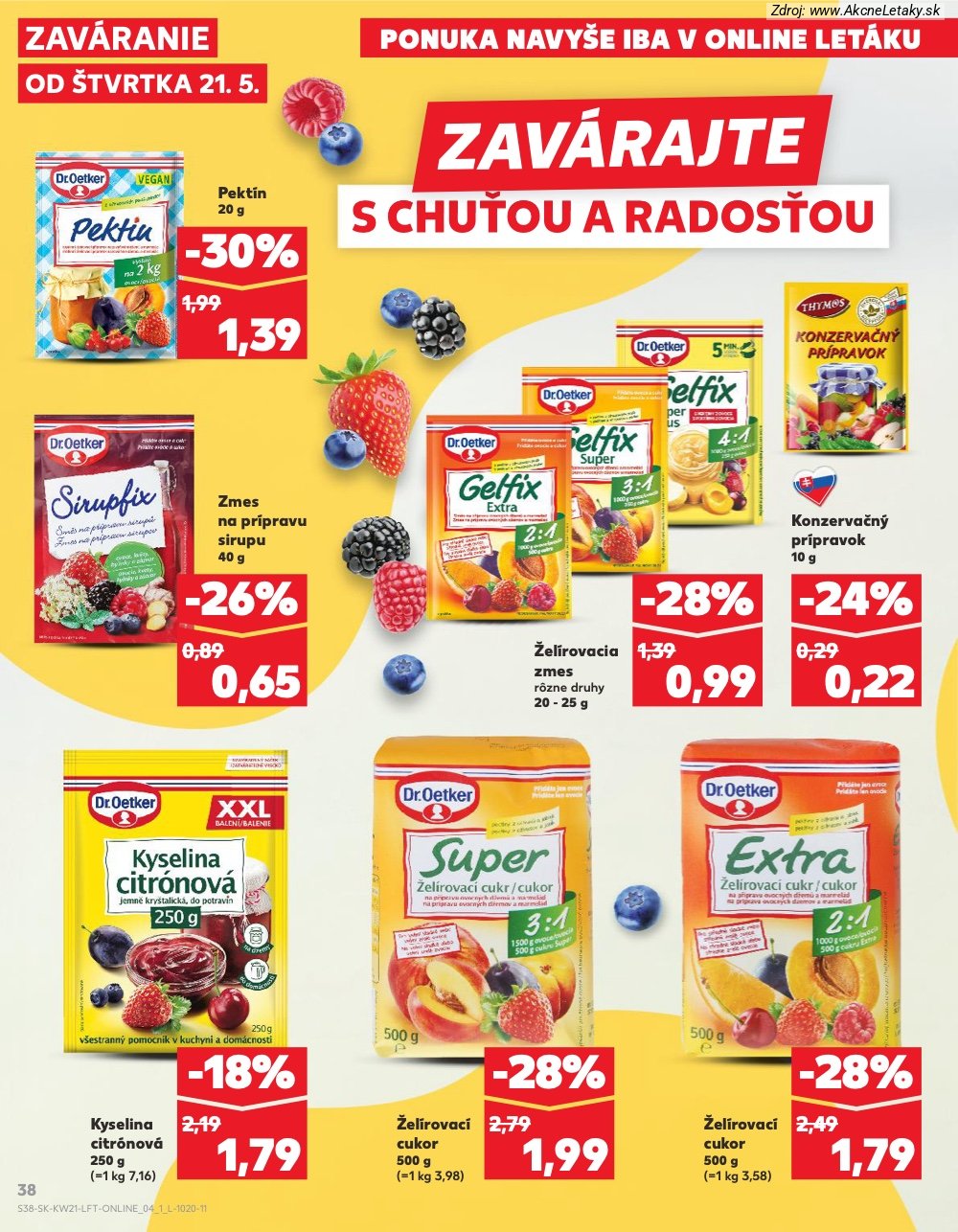 Leták Kaufland (21. 5. - 27. 5. 2026) - strana 38 z 74