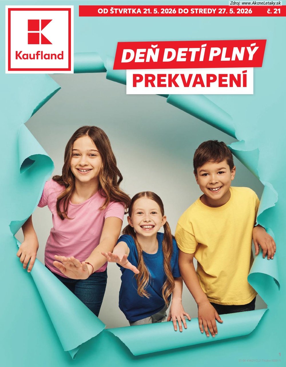 Leták Kaufland (21. 5. - 27. 5. 2026) - strana 1 z 12