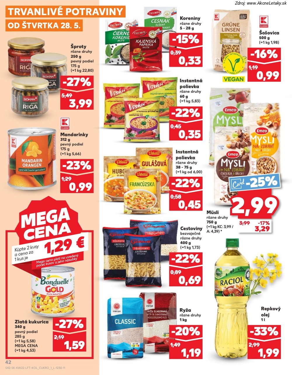 Leták Kaufland (28. 5. - 3. 6. 2026) - strana 42 z 72