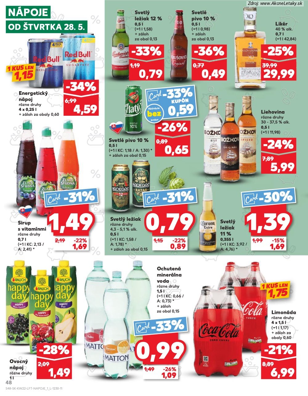 Leták Kaufland (28. 5. - 3. 6. 2026) - strana 48 z 72