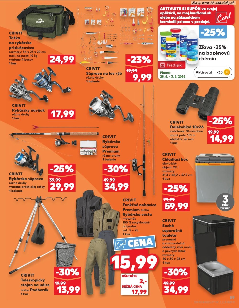 Leták Kaufland (28. 5. - 3. 6. 2026) - strana 59 z 72