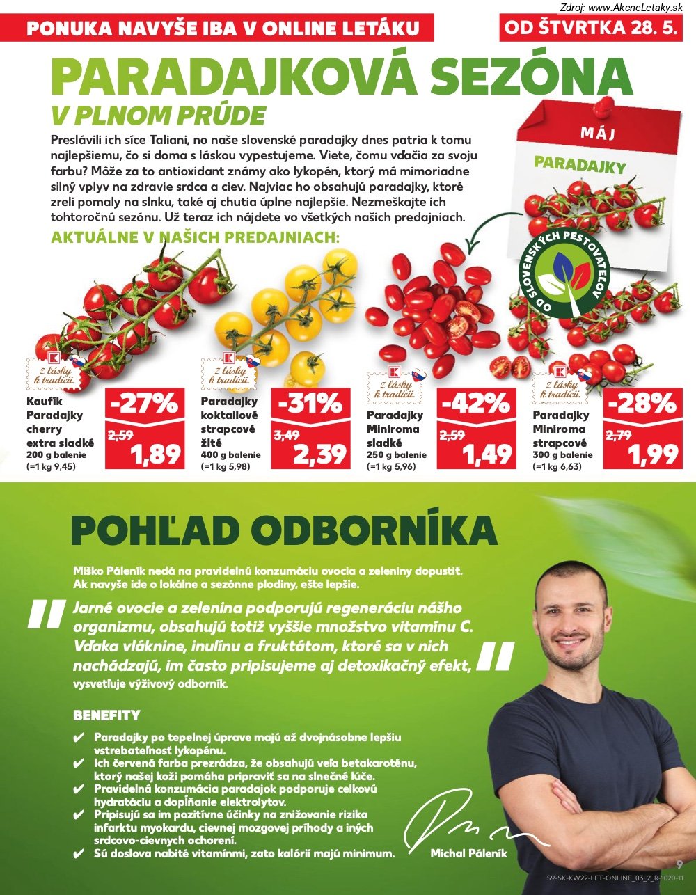 Leták Kaufland (28. 5. - 3. 6. 2026) - strana 9 z 72