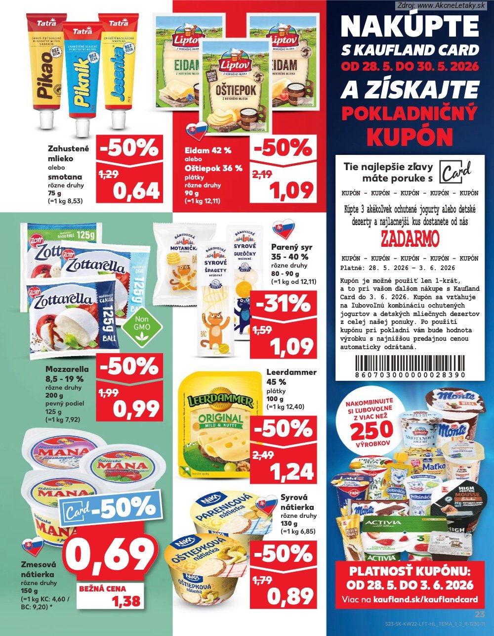 Leták Kaufland (28. 5. - 3. 6. 2026) - strana 23 z 72