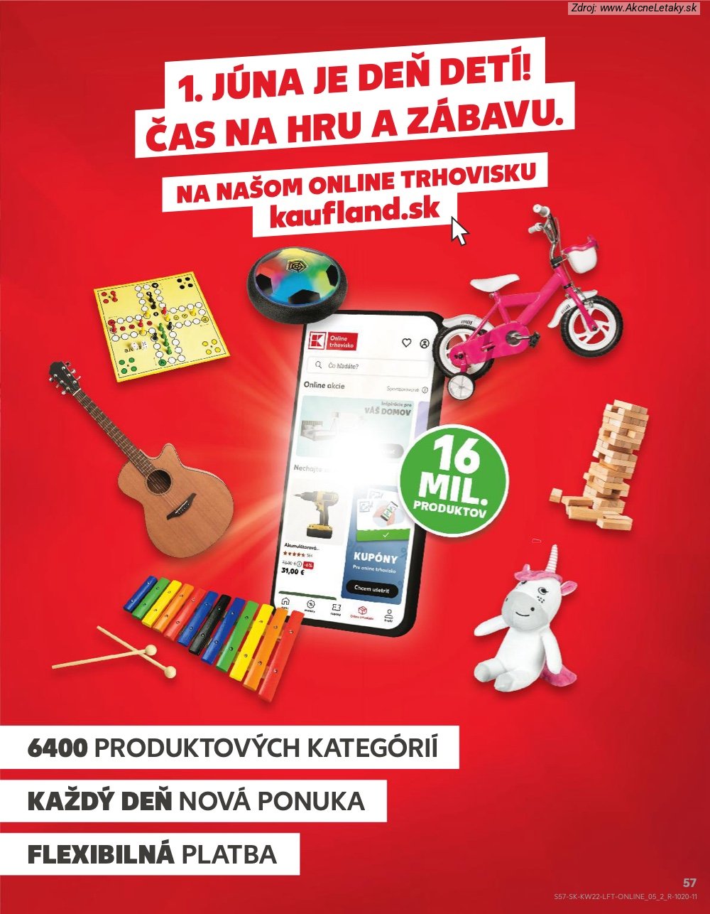 Leták Kaufland (28. 5. - 3. 6. 2026) - strana 57 z 72