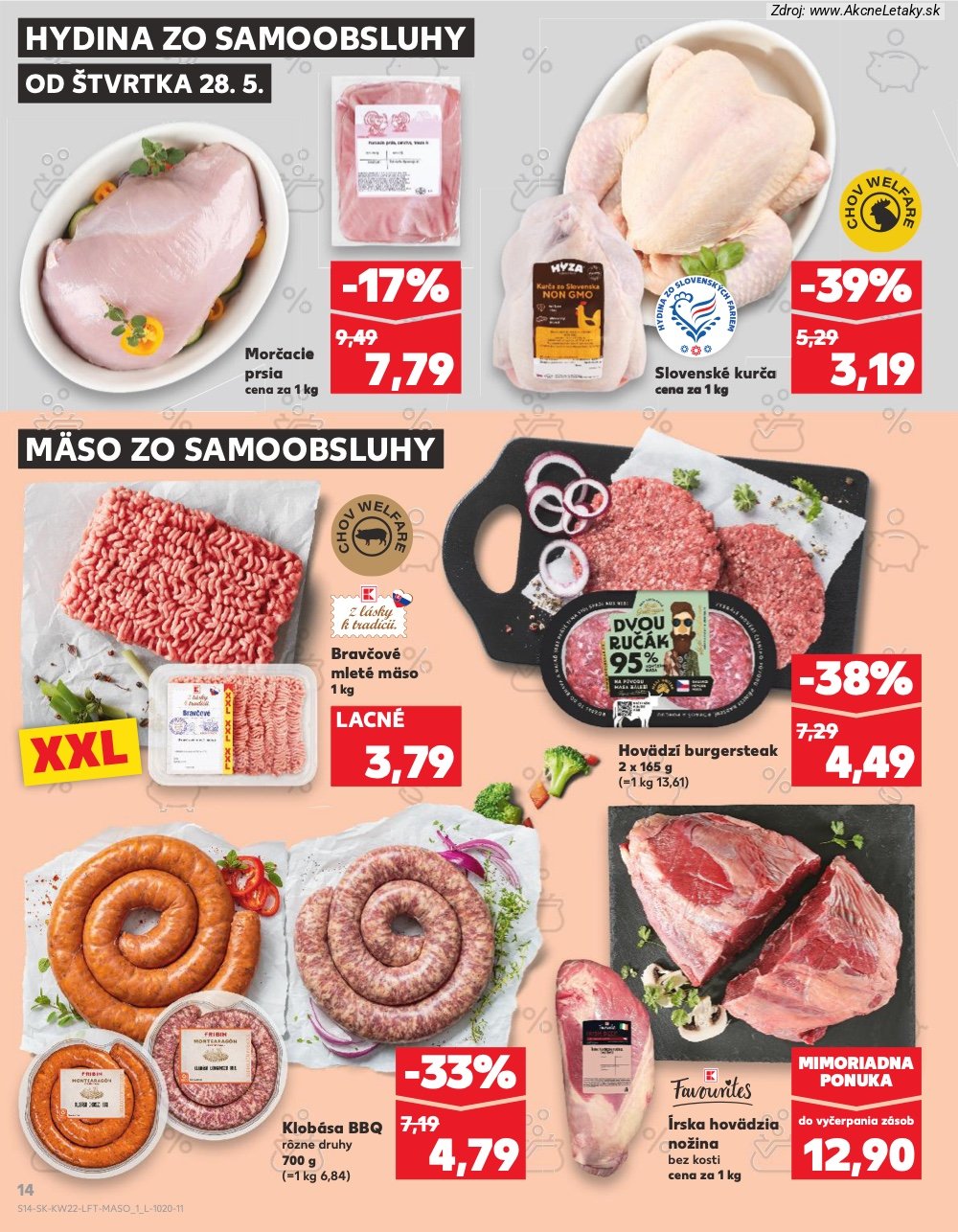Leták Kaufland (28. 5. - 3. 6. 2026) - strana 14 z 72