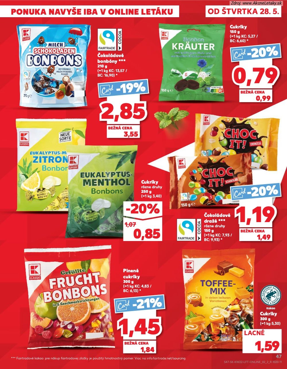 Leták Kaufland (28. 5. - 3. 6. 2026) - strana 47 z 72