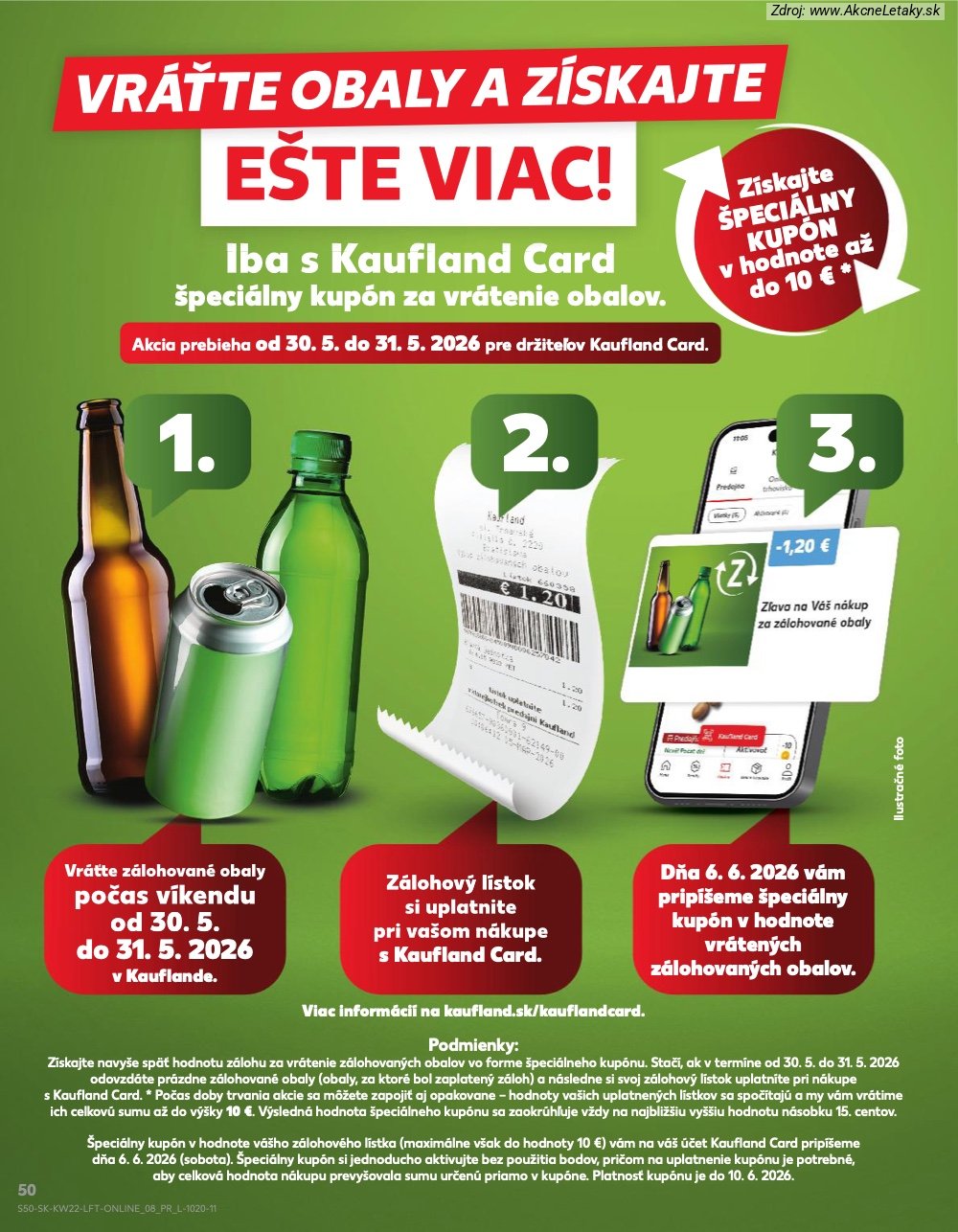Leták Kaufland (28. 5. - 3. 6. 2026) - strana 50 z 72