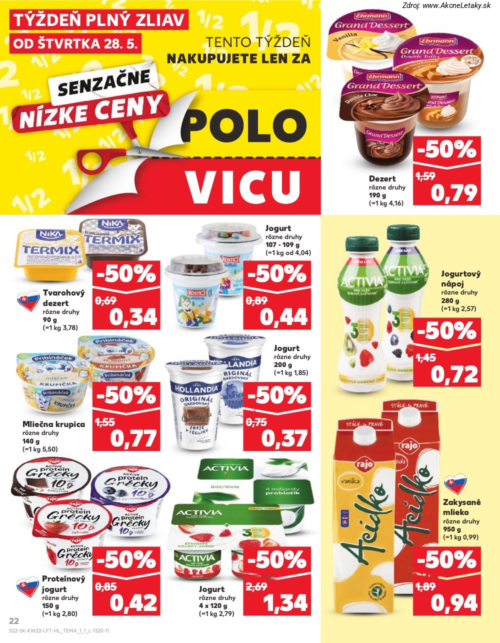 Leták Kaufland (28. 5. - 3. 6. 2026) - strana 22 z 72