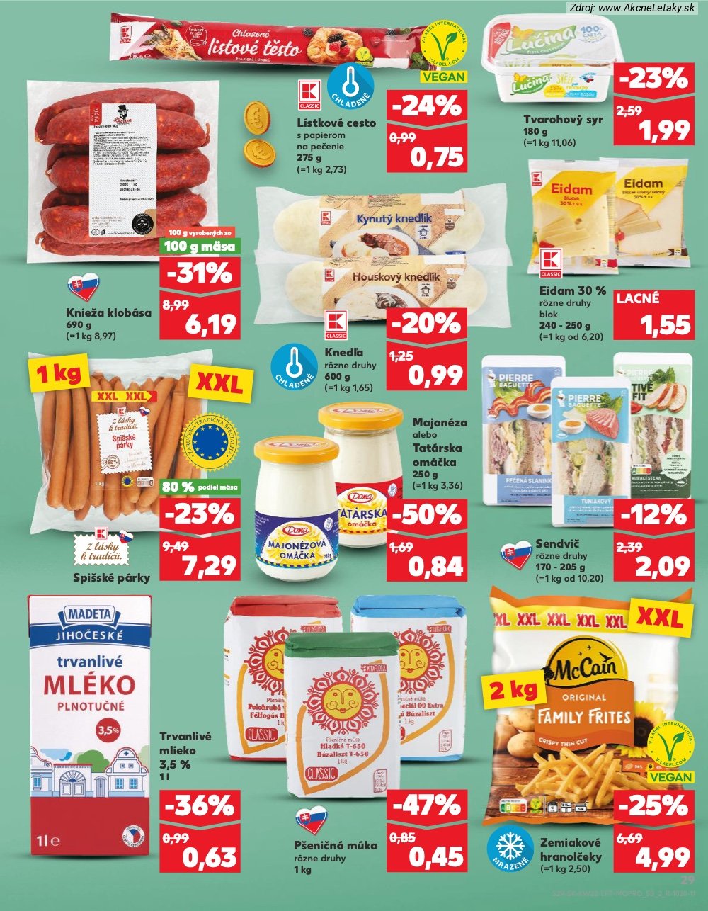 Leták Kaufland (28. 5. - 3. 6. 2026) - strana 29 z 72