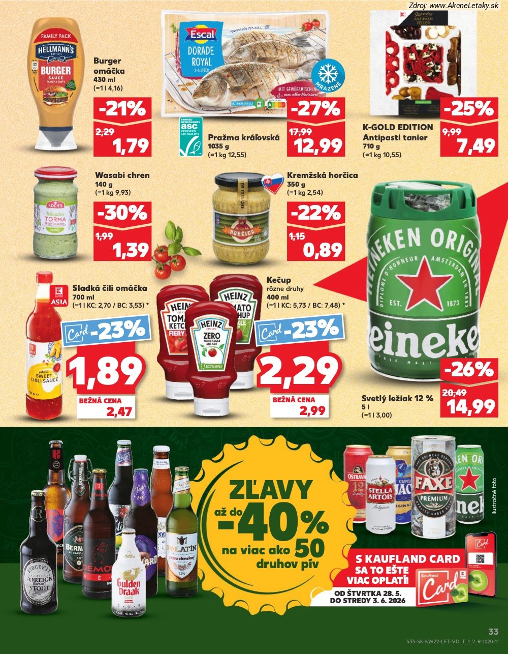 Leták Kaufland (28. 5. - 3. 6. 2026) - strana 33 z 72