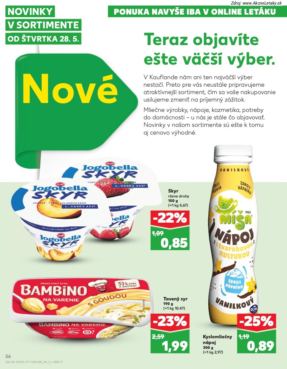 Leták Kaufland (28. 5. - 3. 6. 2026) - strana 36 z 72