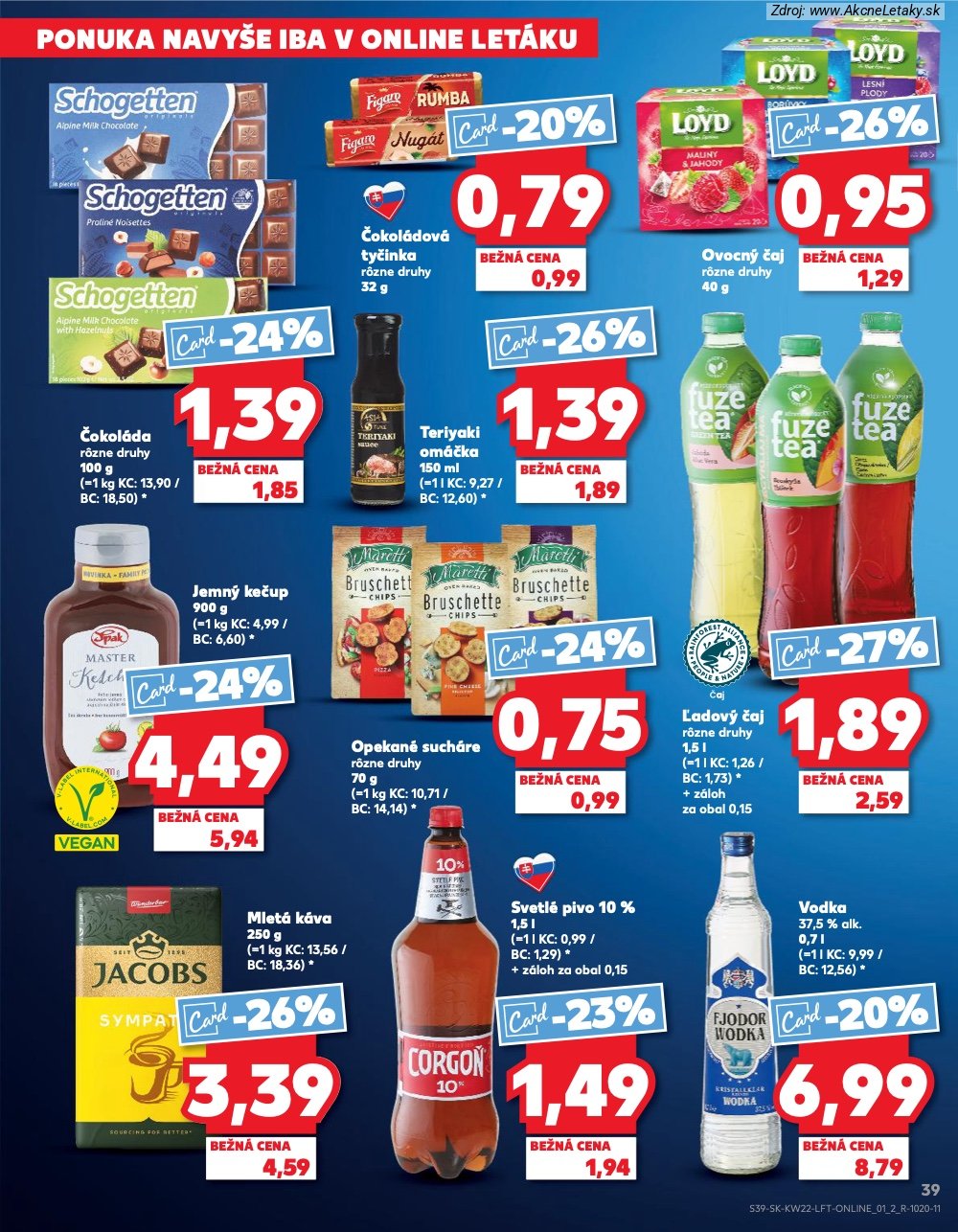 Leták Kaufland (28. 5. - 3. 6. 2026) - strana 39 z 72