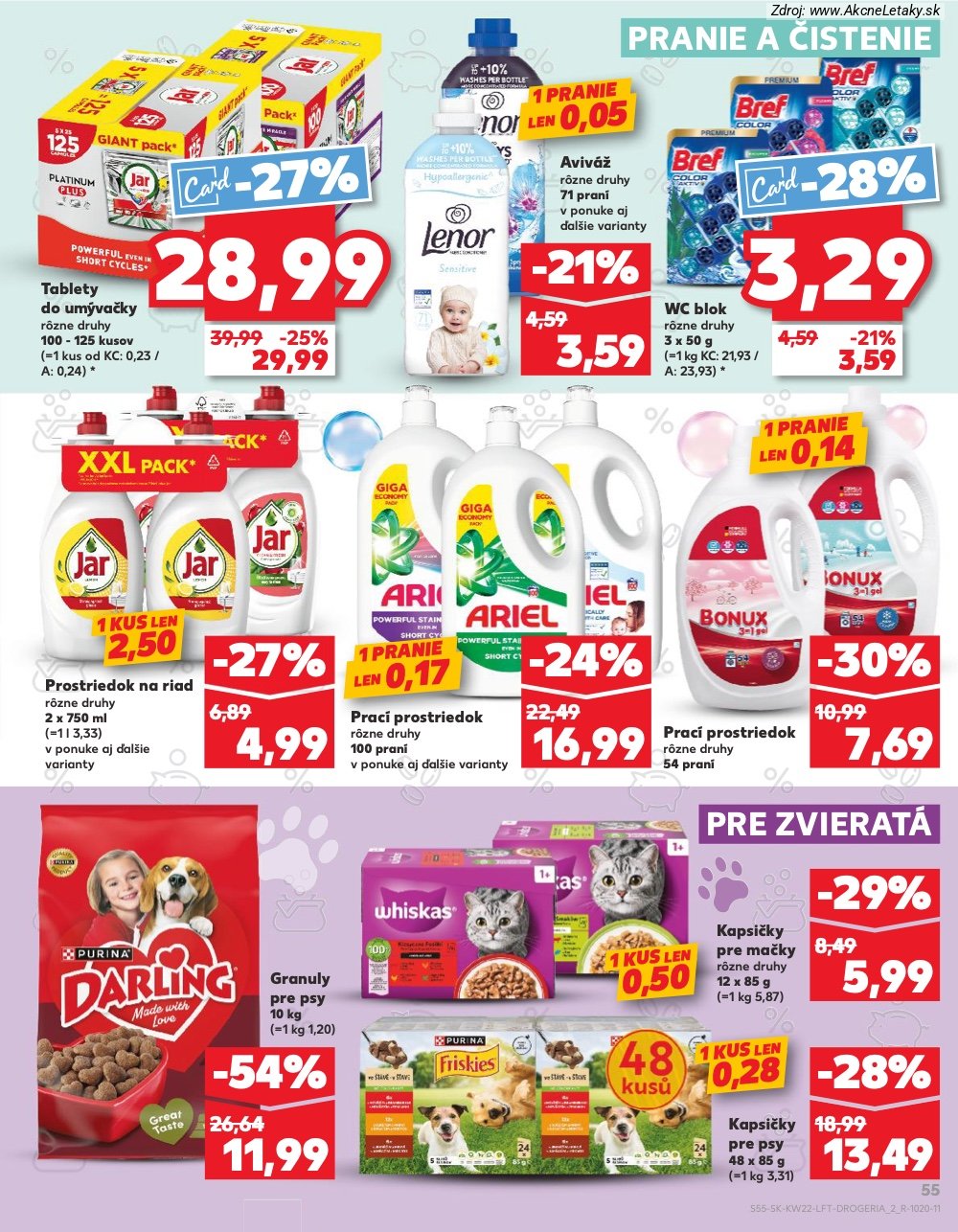 Leták Kaufland (28. 5. - 3. 6. 2026) - strana 55 z 72