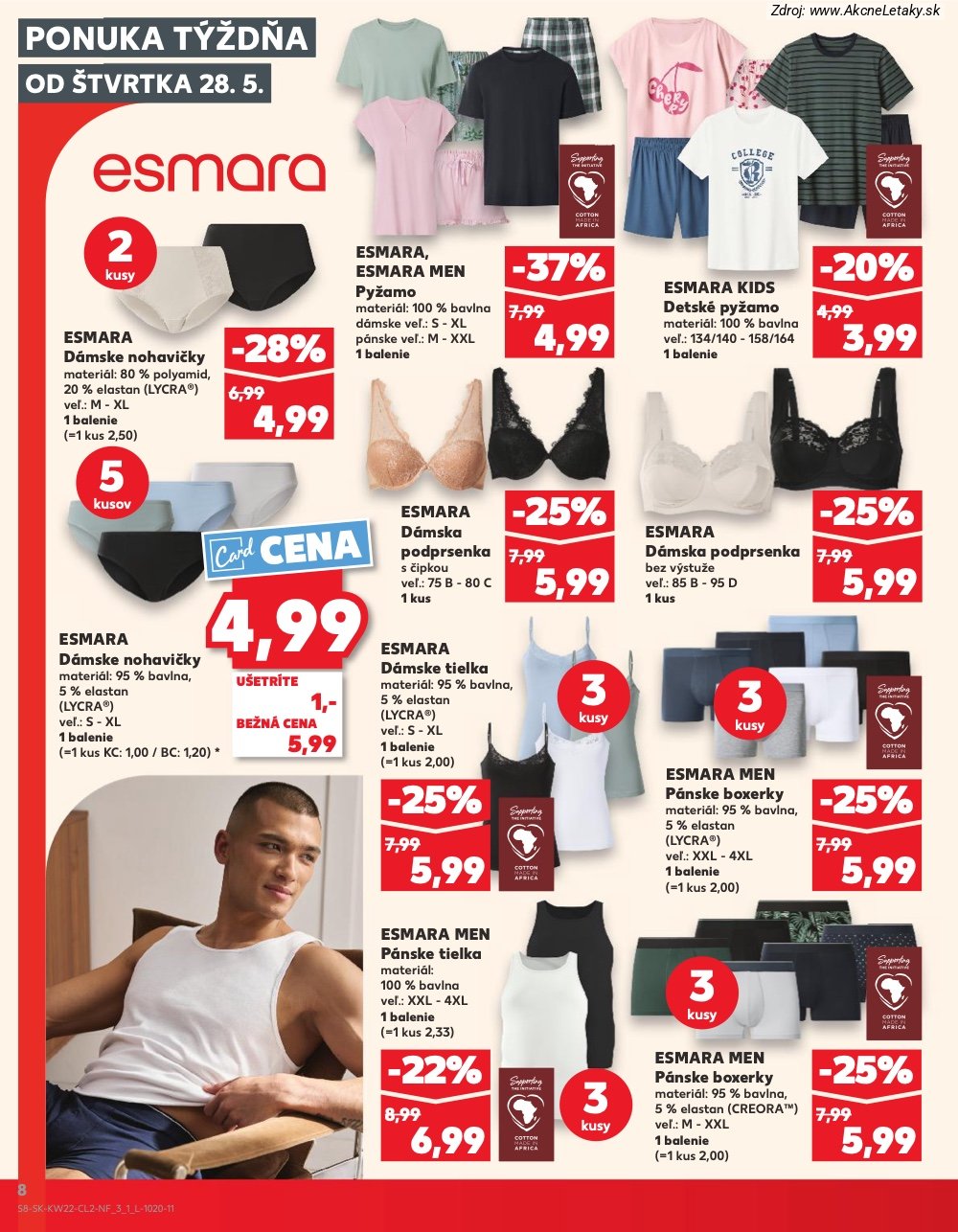 Leták Kaufland (28. 5. - 3. 6. 2026) - strana 8 z 14