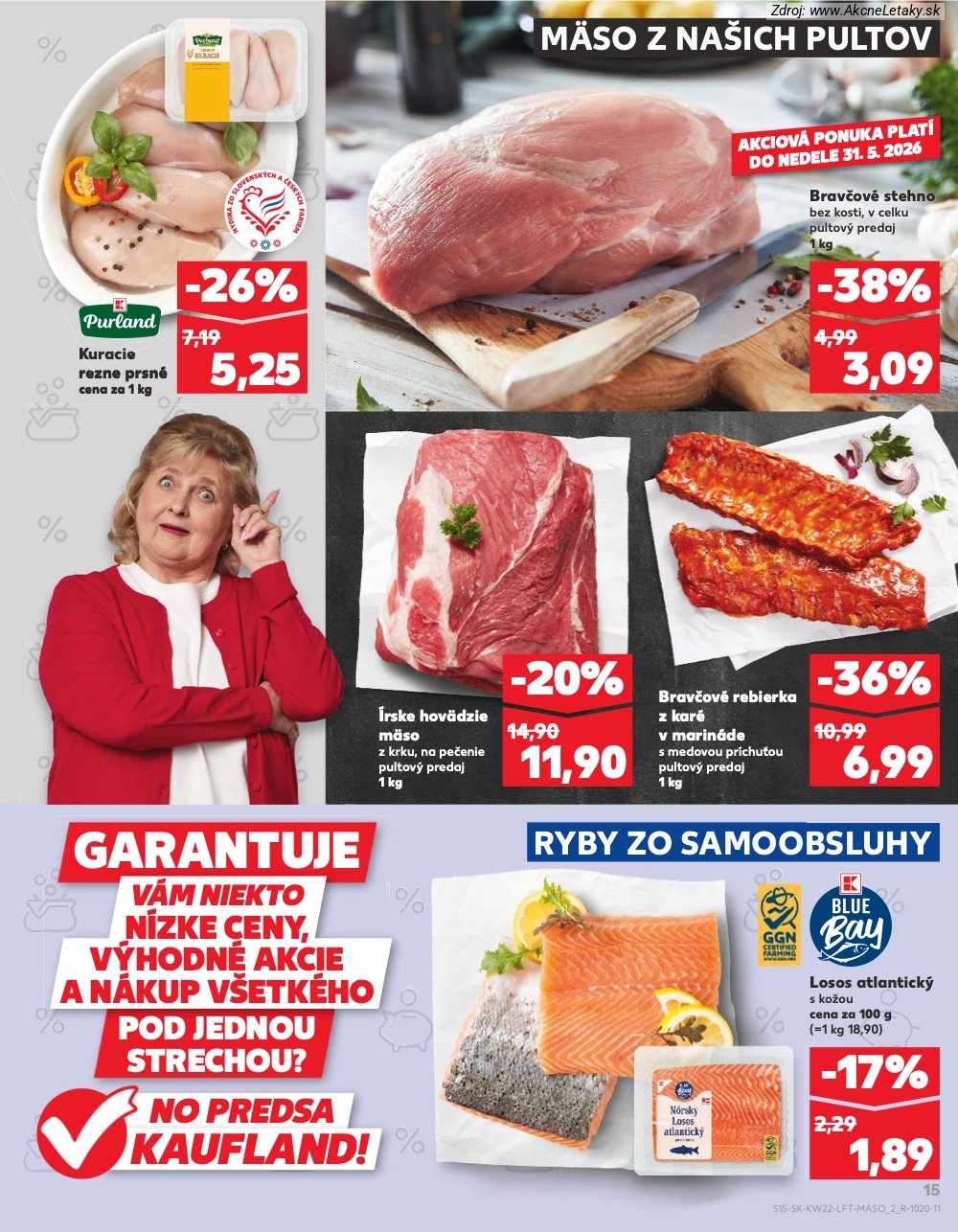 Leták Kaufland (28. 5. - 3. 6. 2026) - strana 15 z 72