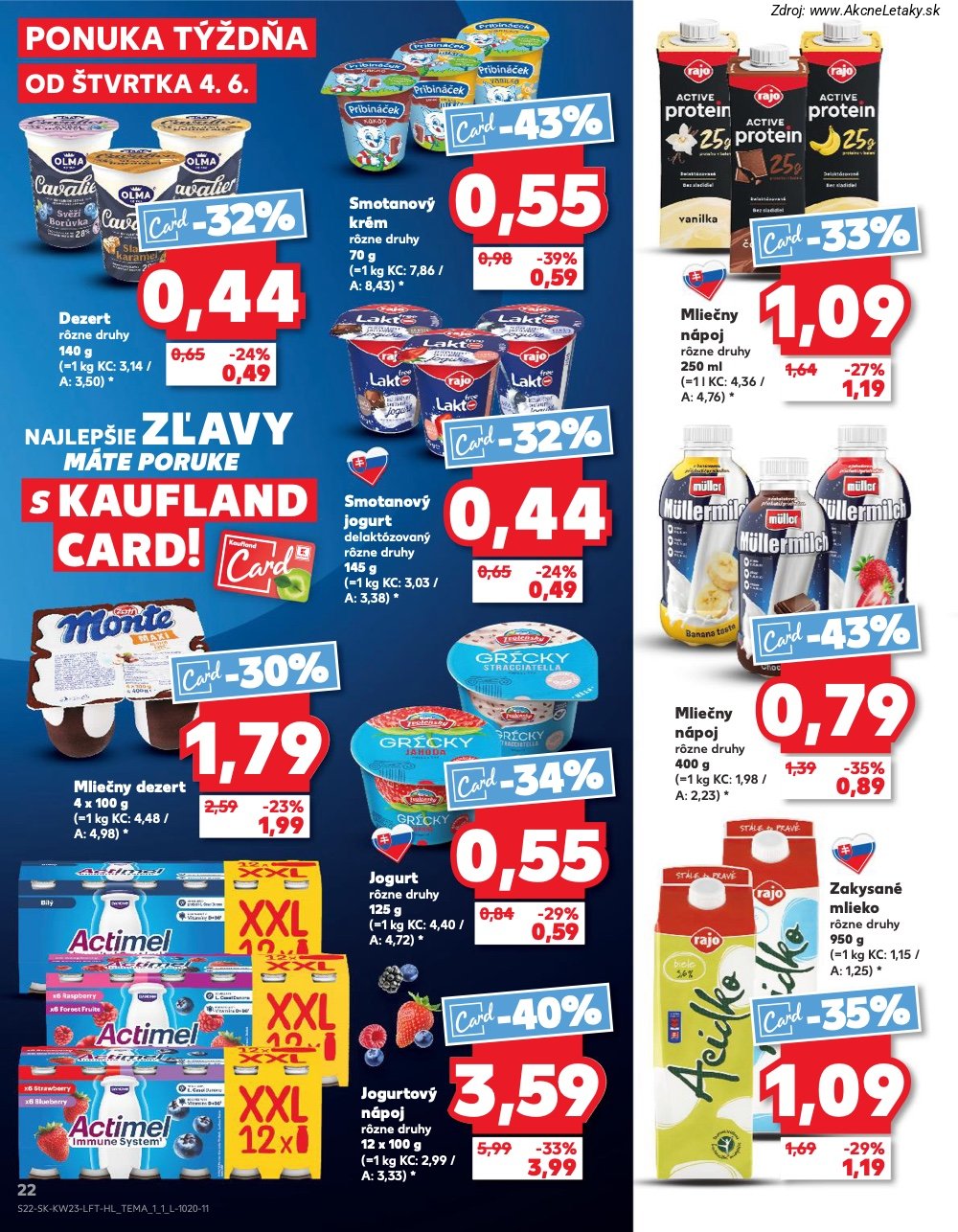 Leták Kaufland (4. 6. - 10. 6. 2026) - strana 22 z 76