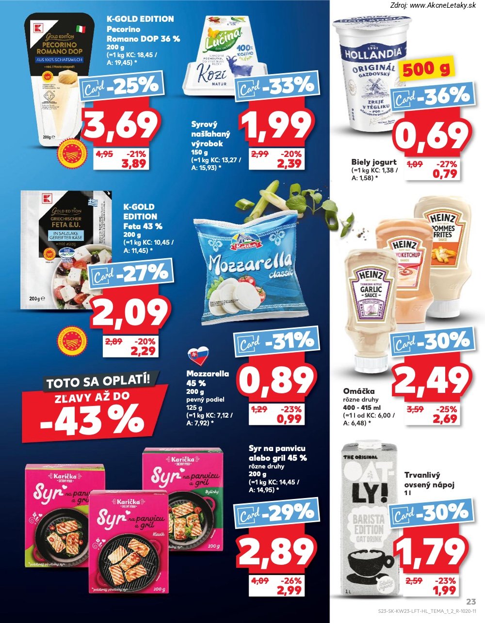 Leták Kaufland (4. 6. - 10. 6. 2026) - strana 23 z 76