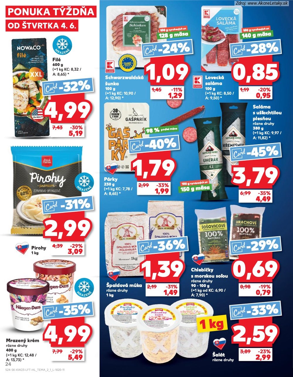 Leták Kaufland (4. 6. - 10. 6. 2026) - strana 24 z 76